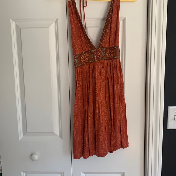 SOLD Burnt orange urban outfitters dress - Picture 2 of 5